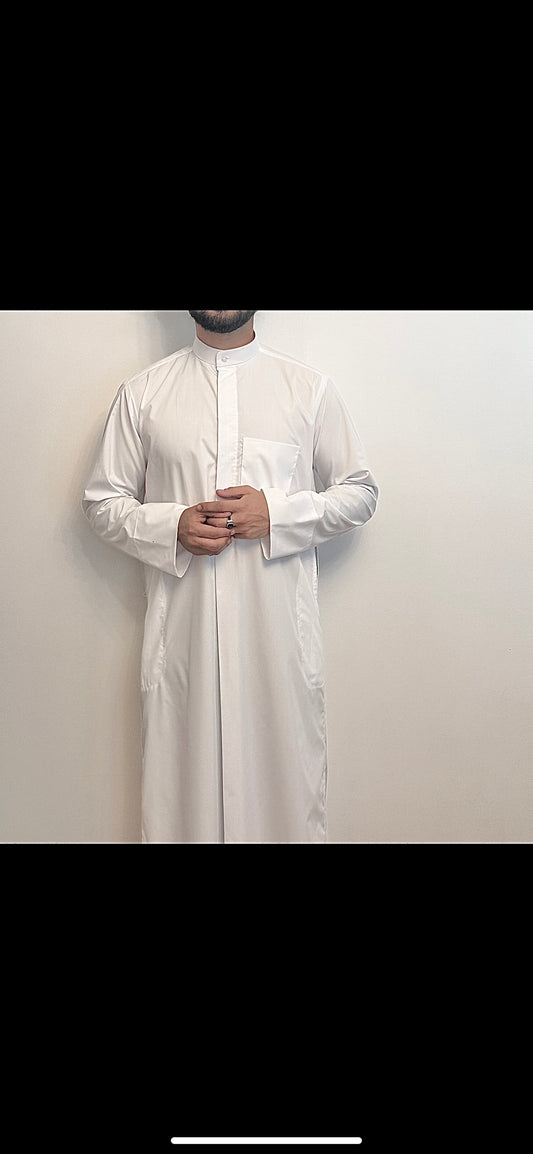 Kuwaiti adult summer Off white thobe