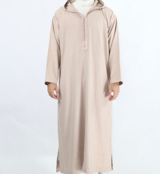 Cream Premium Moroccan Djellaba