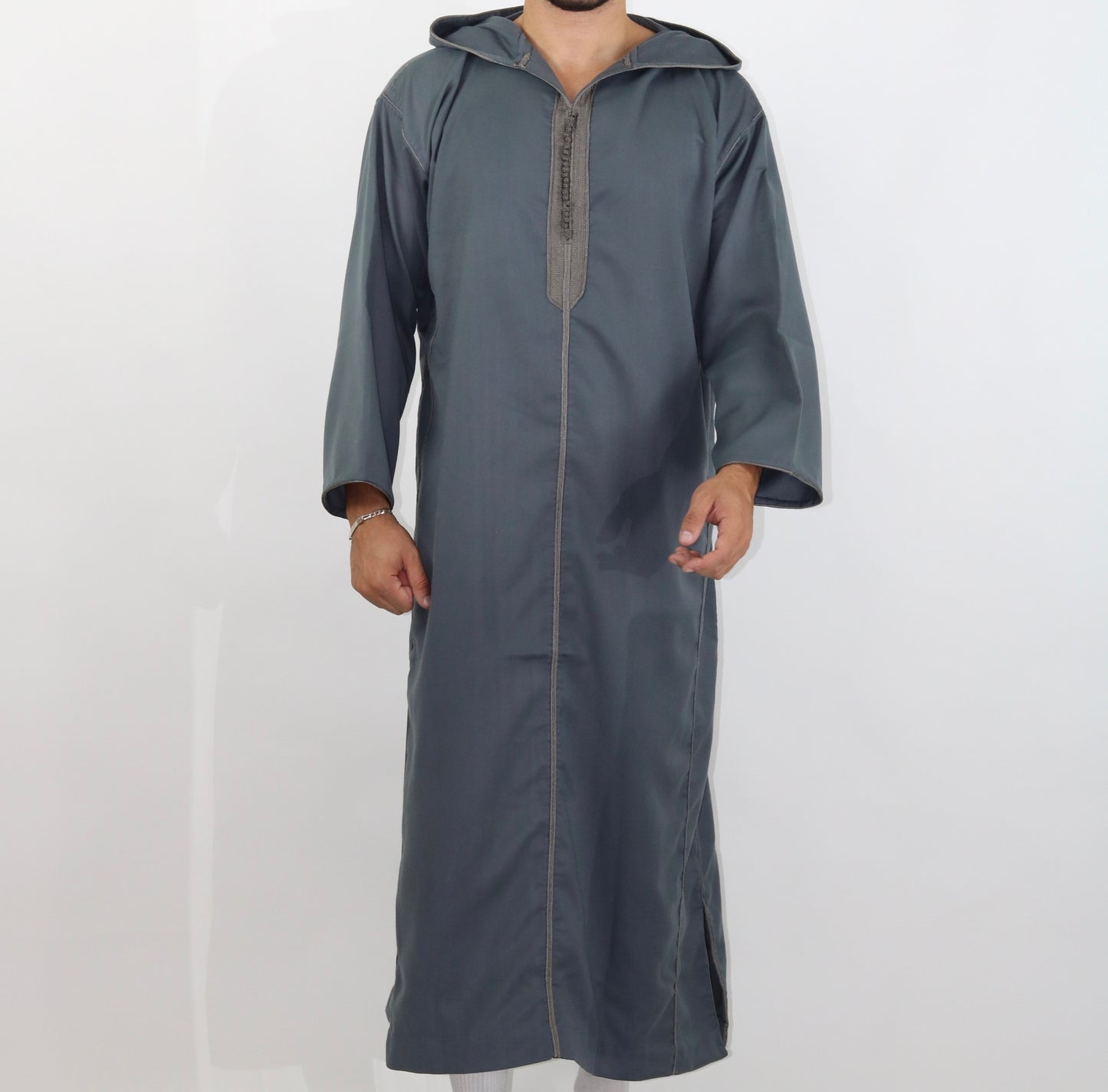 Deep Aqua Premium Moroccan Djellaba