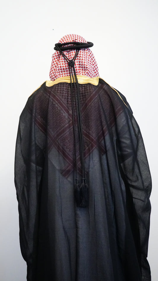 Black Agal head ring