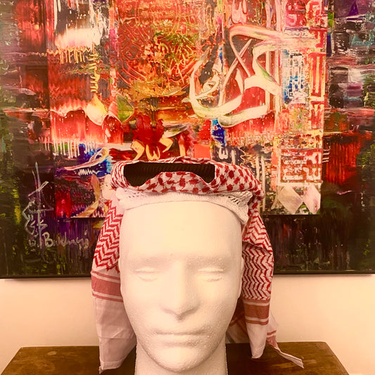 Kids Shemagh set in red