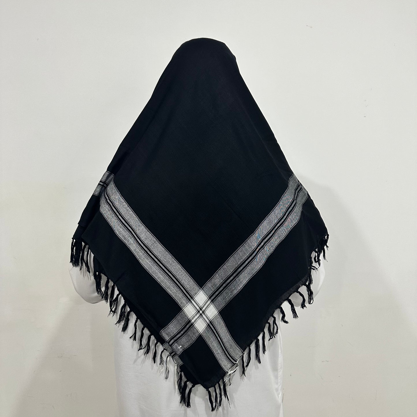 Navy blue designer shemagh