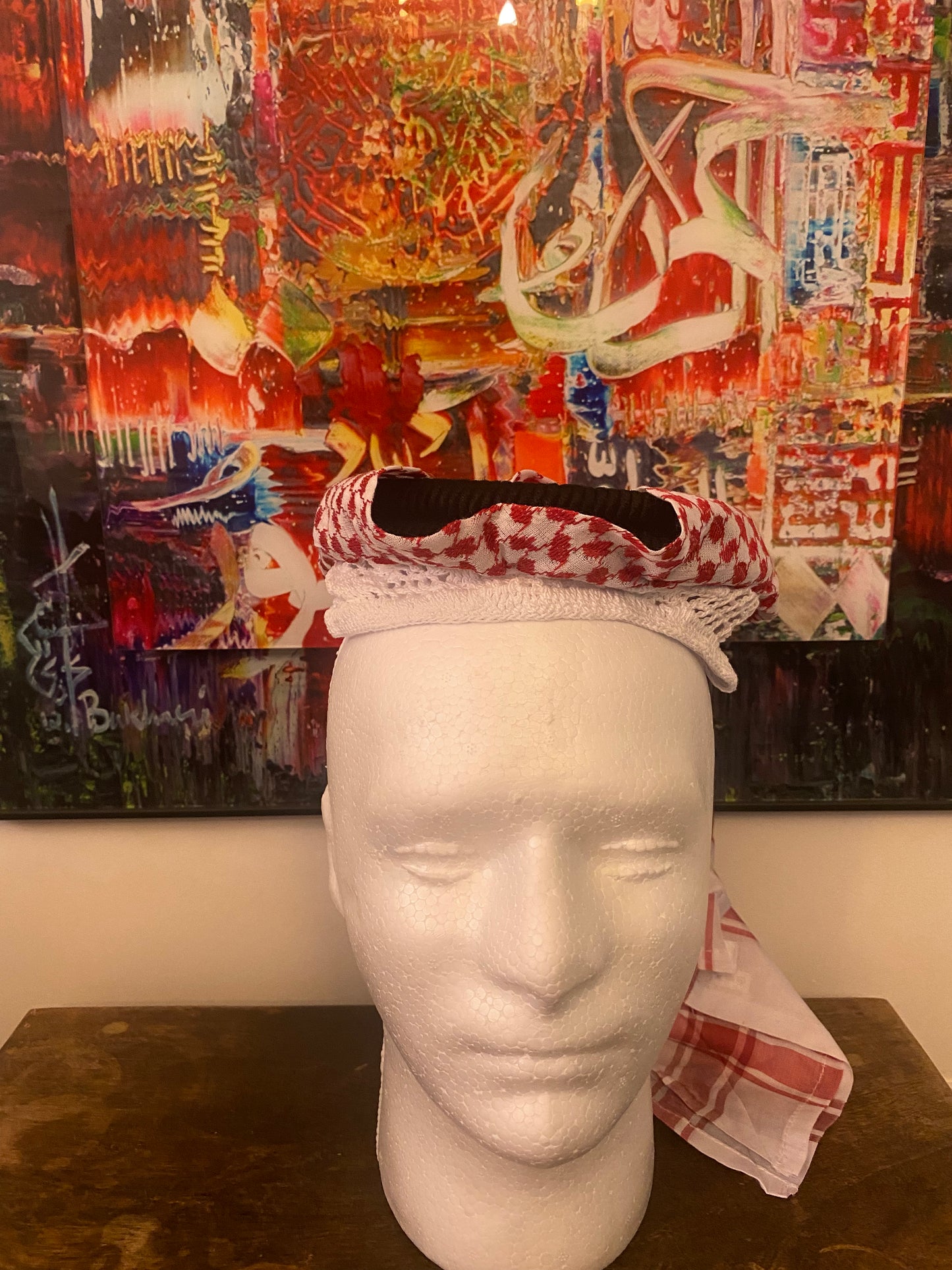 Kids Shemagh set in red