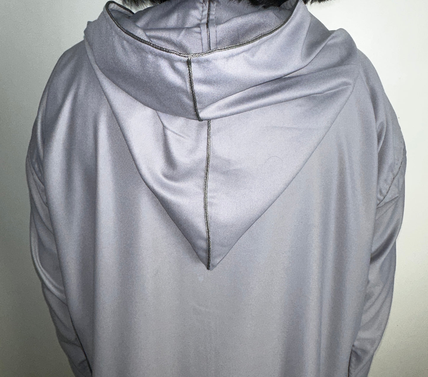 Mauve Grey Premium Moroccan Djellaba