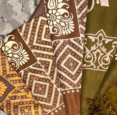 Brown designer shemagh